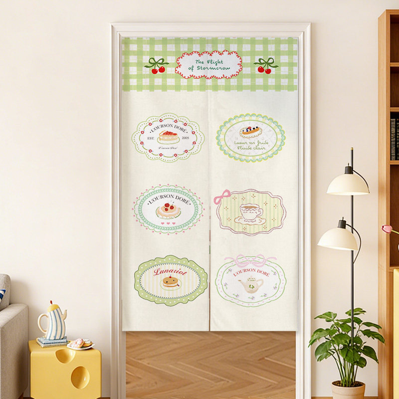 VIKAMA Blue Grid French Noren  - Commercial Window Printing review and price