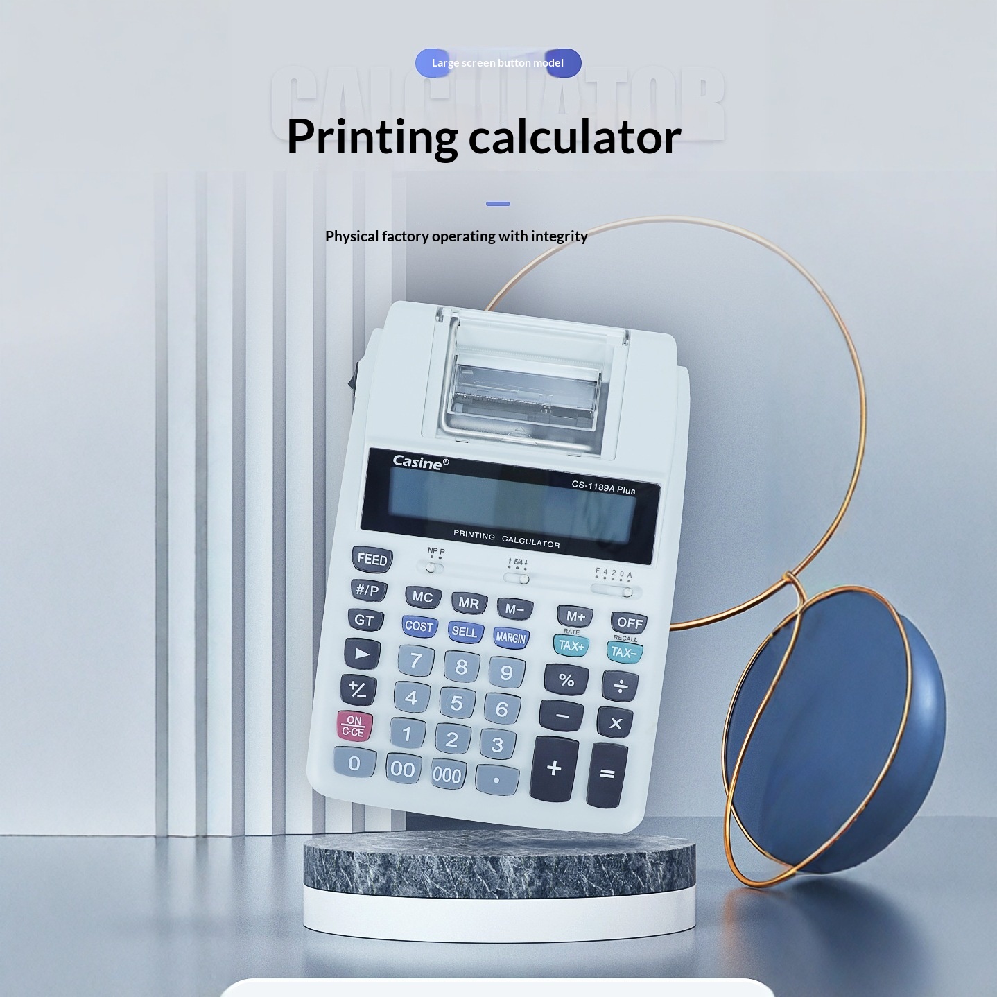 Printable Calculator 12-digit  - Commercial Printing Calculator review and price