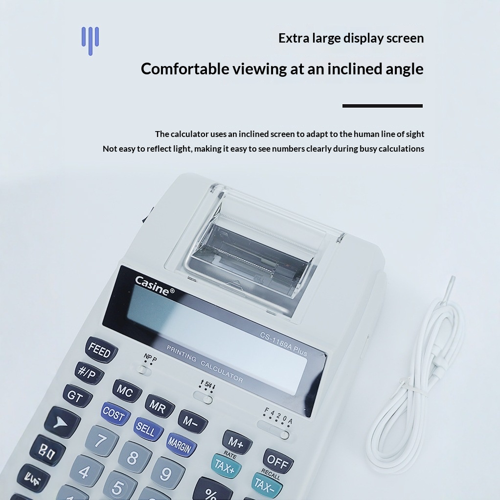 Printable Calculator 12-digit  - Commercial Printing Calculator review and price