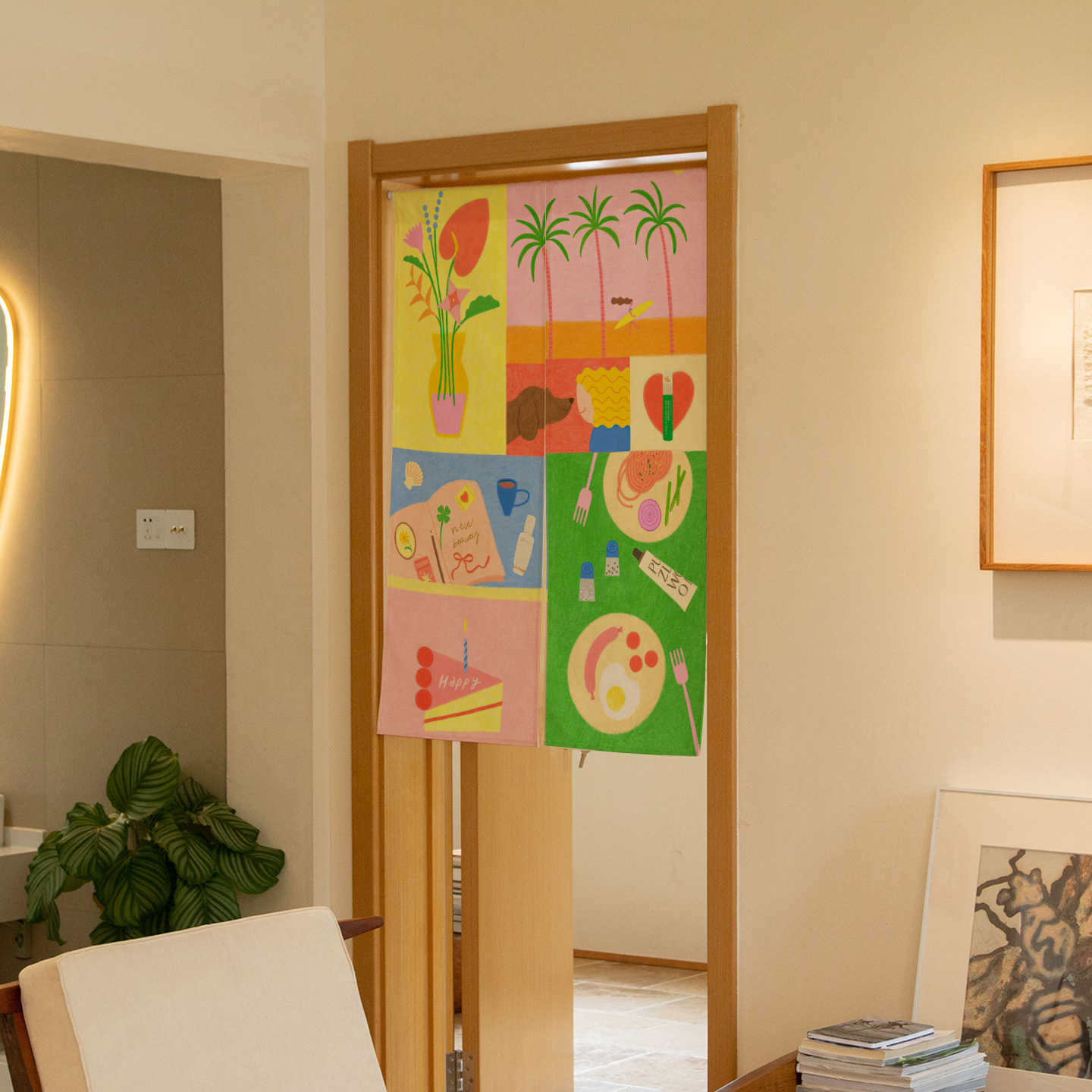 VIKAMA Hand Drawn Tropical Nor - Commercial Window Printing review and price