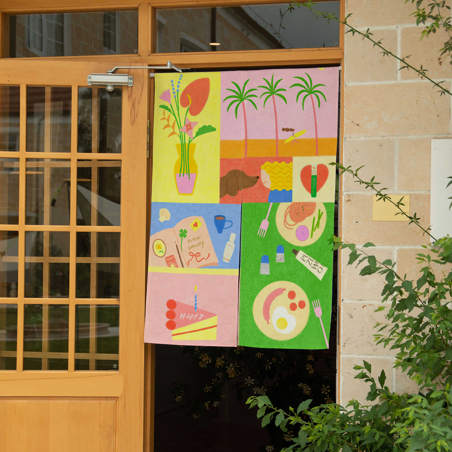 VIKAMA Hand Drawn Tropical Nor - Commercial Window Printing review and price