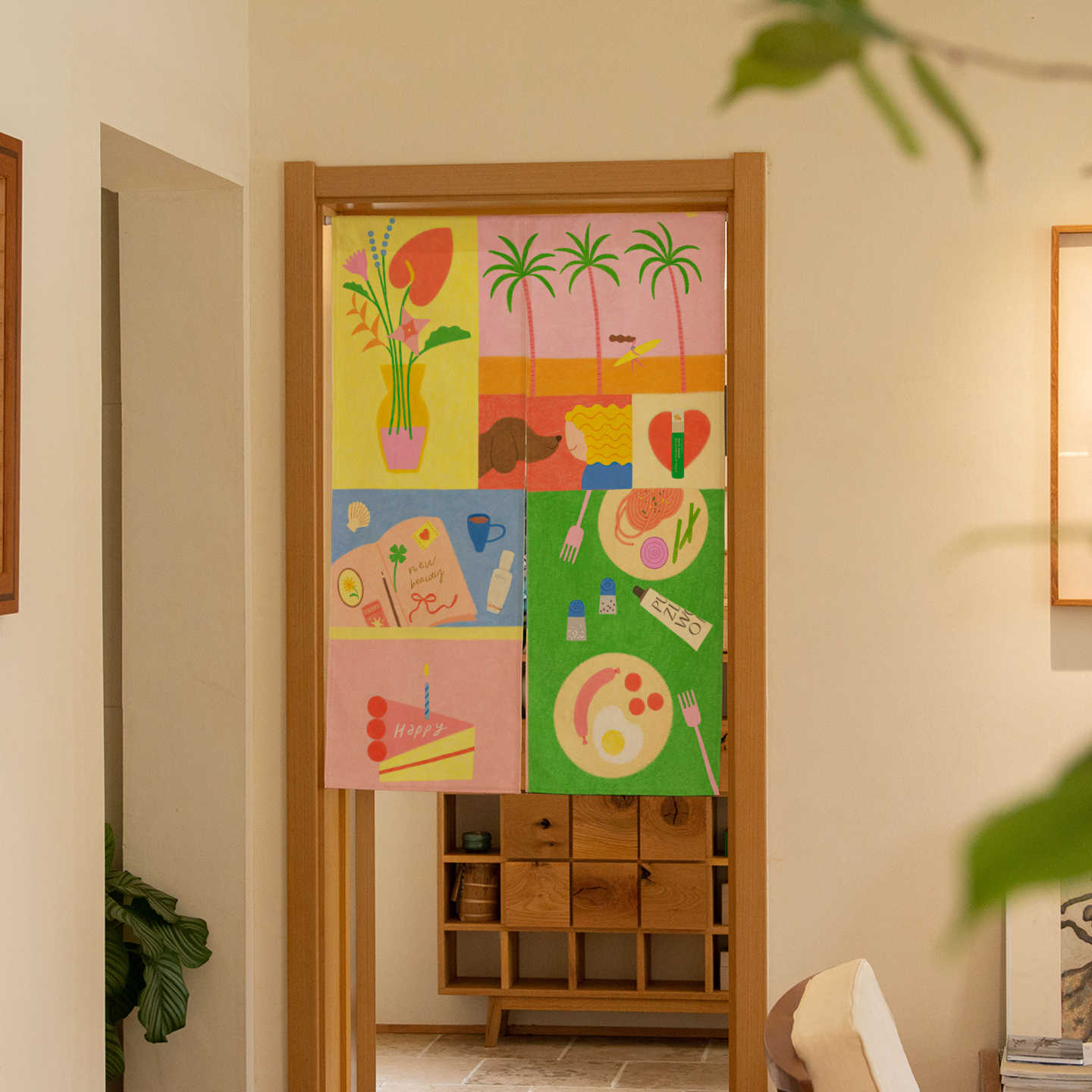 VIKAMA Hand Drawn Tropical Nor - Commercial Window Printing review and price