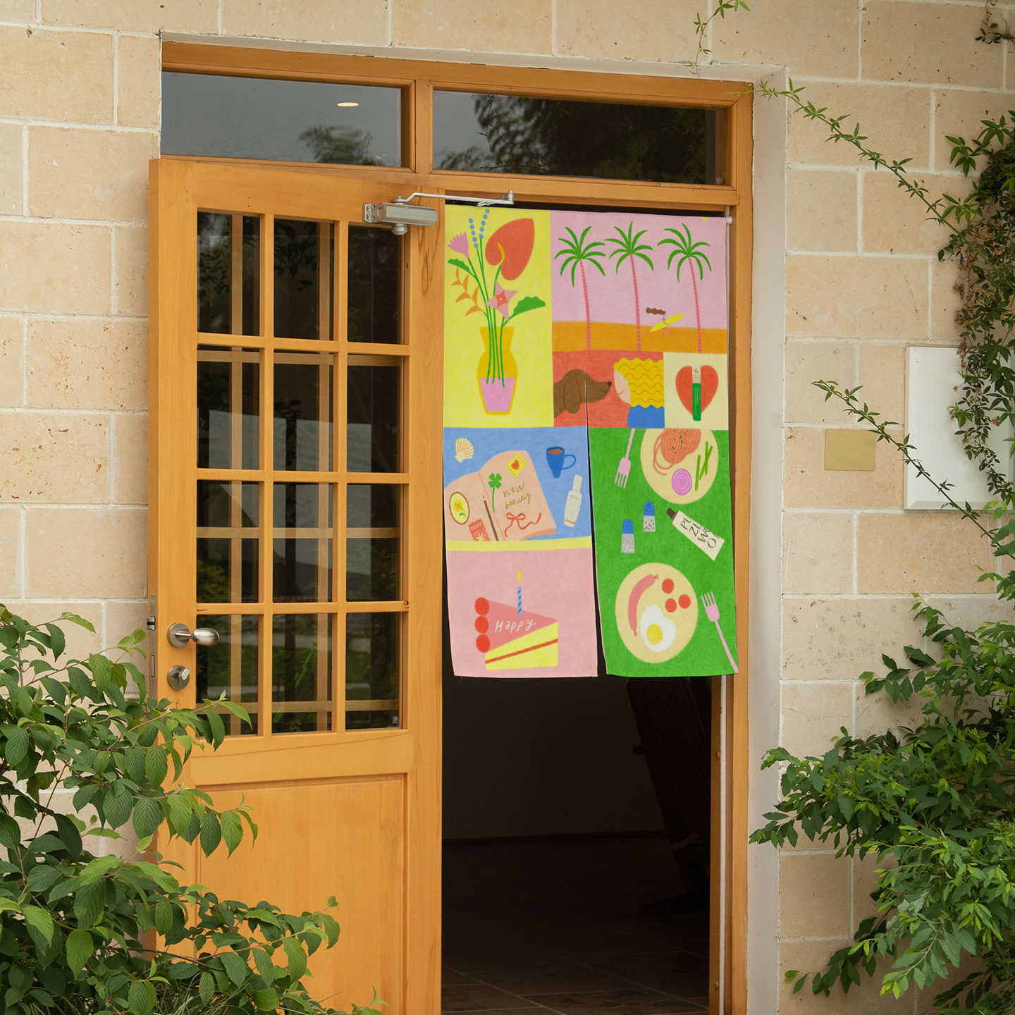 VIKAMA Hand Drawn Tropical Nor - Commercial Window Printing review and price