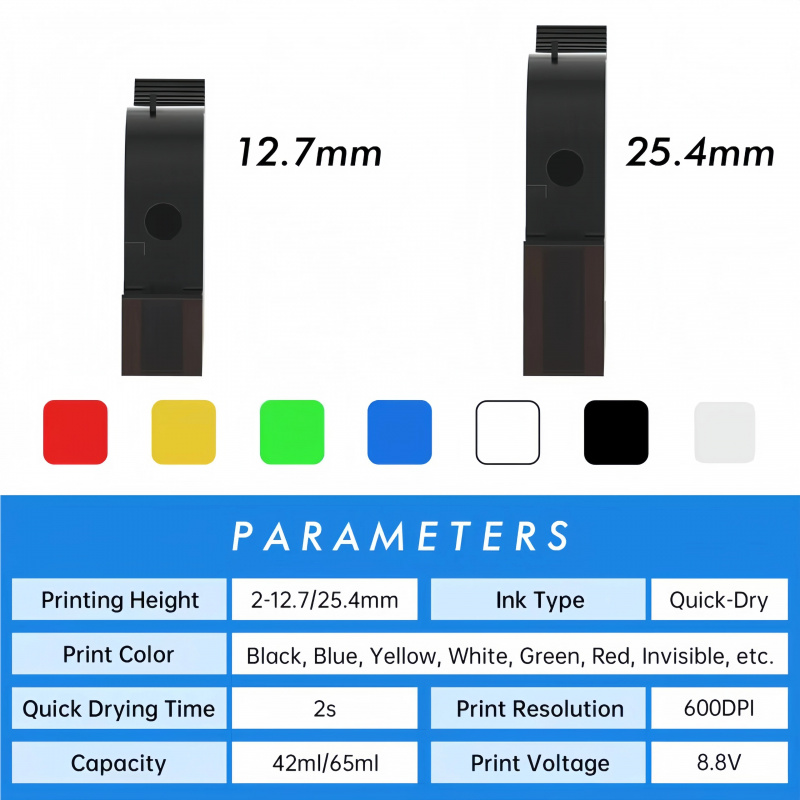 Factory 12.7MM 25.4MM Premium  - Solvent Printer Ink review and price