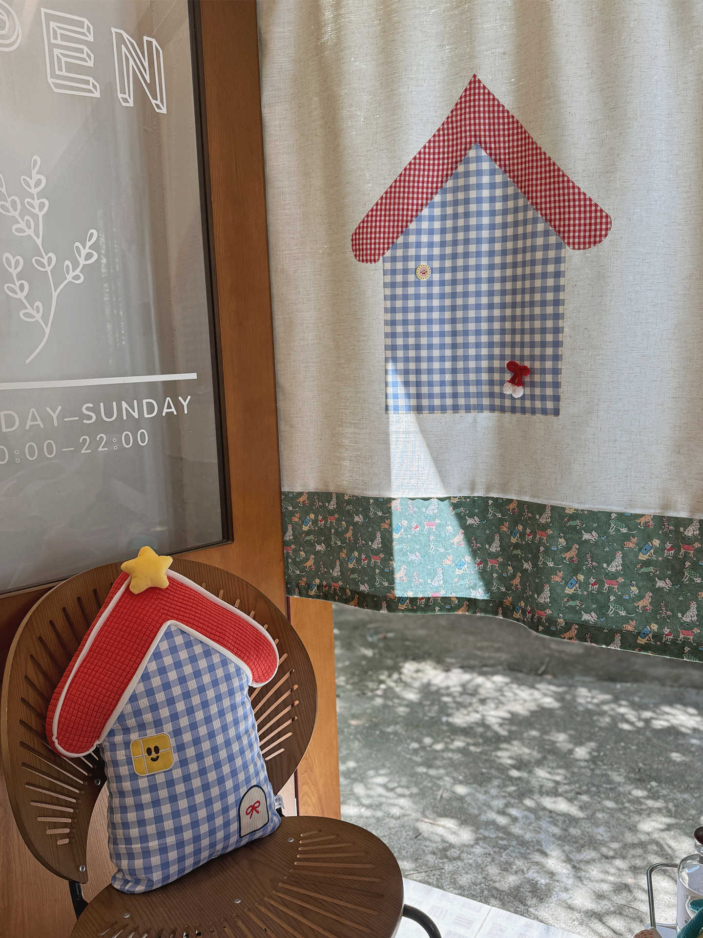 VIKAMA Gingham Small House Nor - Commercial Window Printing review and price