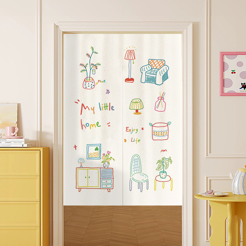 VIKAMA Color Hand Drawn Noren  - Commercial Window Printing review and price