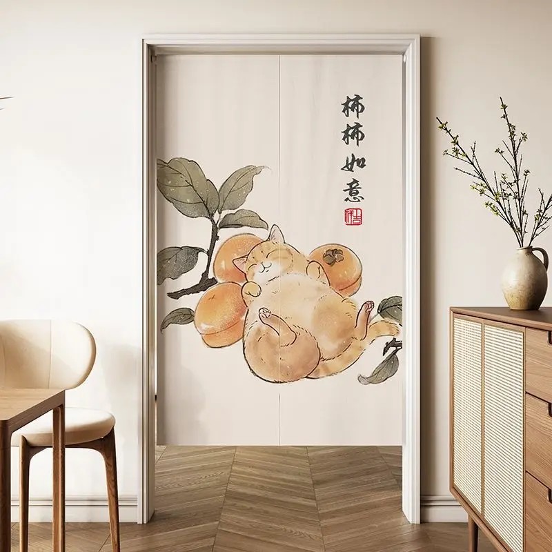 VIKAMA Minimal Line Cat Noren  - Commercial Window Printing review and price