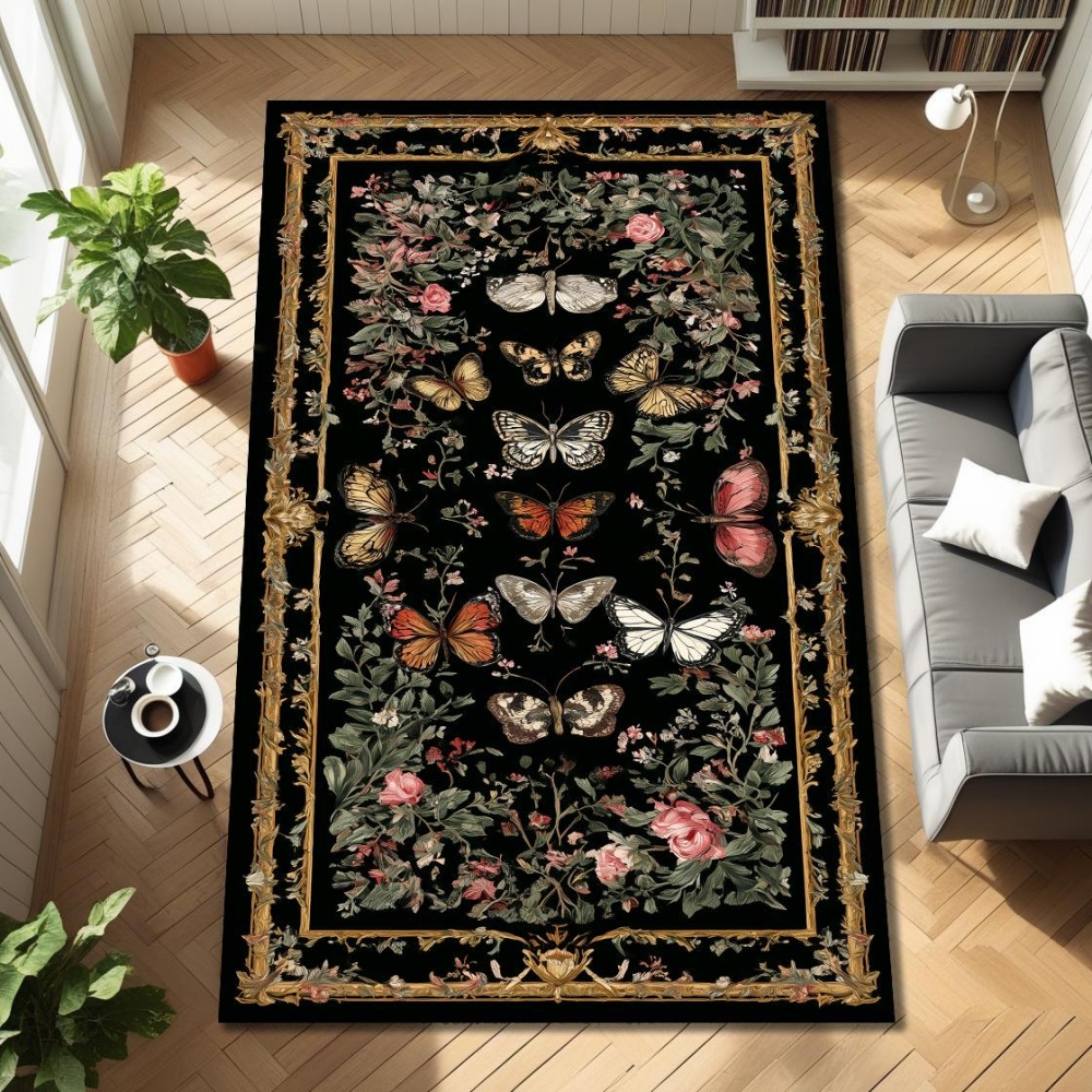Vintage Floral Butterfly Art p - Commercial Window Printing review and price