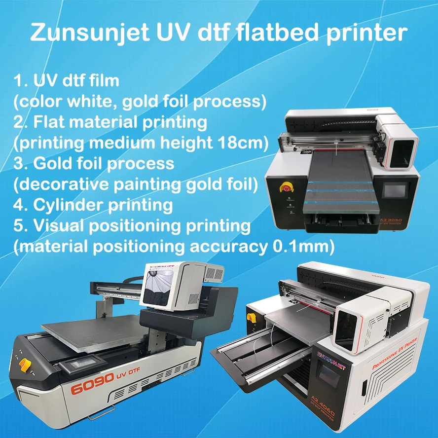 Small A2 Flatbed UV Dtf Inkjet - Uv Flatbed Printer review and price