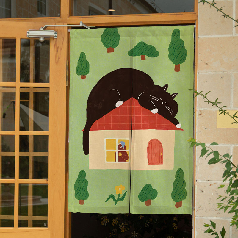 VIKAMA Cute Money Black Noren  - Commercial Window Printing review and price