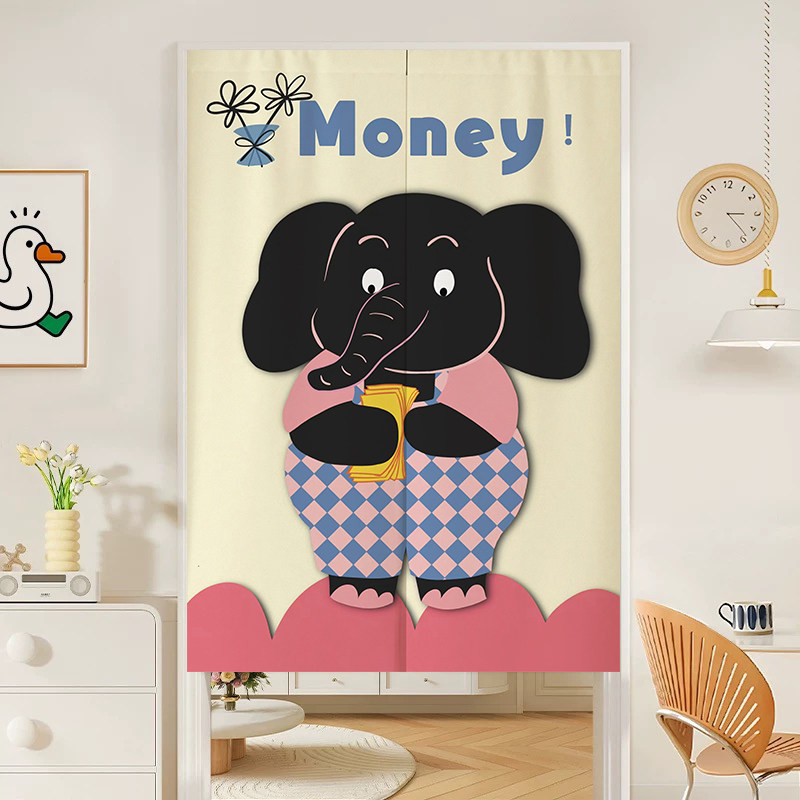 VIKAMA Cute Money Black Noren  - Commercial Window Printing review and price