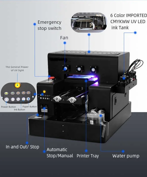 Irtop UV LED Printer A4 UV Fla - Uv Flatbed Printer review and price